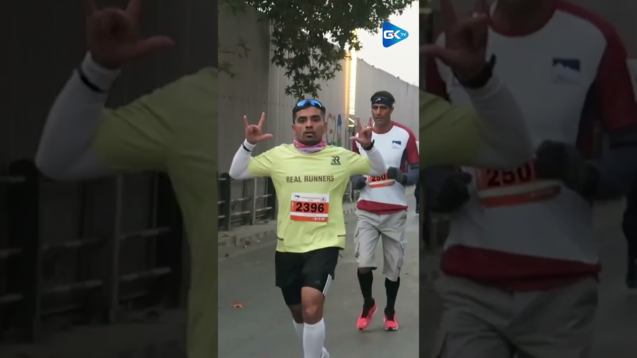 CM Омар участвует в Кашмирском марафоне