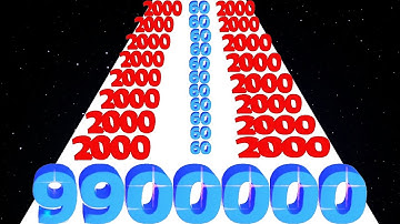Number Master vs Numbers Run 3D - Satisfying ASMR Gameplay (Noob vs Pro vs Hacker)