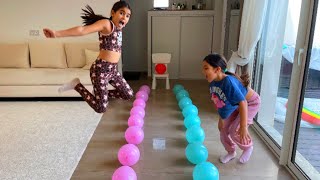 Balloon Pop Racing Is Intense Kids Version