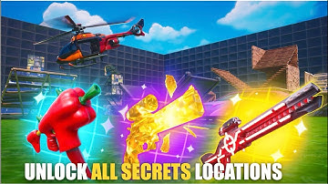 1V1 WITH EVERY GUN HIVE MAP FORTNITE CREATIVE - UNLOCK ALL NEW SECRETS LOCATIONS