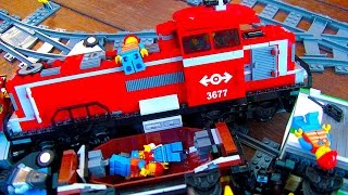 Lego City Trains Building A Big L Gauge Railway Layout & Train Crashes