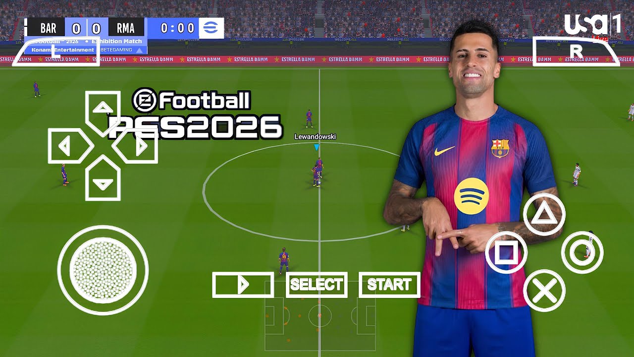 eFootball PES 2026 PPSSPP Android Full Update Transfer New Faces & Team Camera Ps5