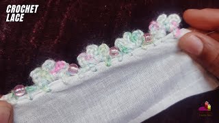 Crochet Lace Border | Crosia | Qureshia | कुरैशिया | New Lace Design | Dupatta Design 983