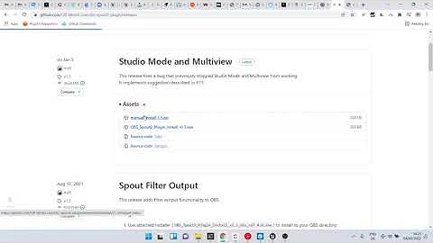 How to install the Spout plugin for OBS Studio using the zip folder