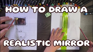 How to Draw a Realistic Mirror Reflection with JUST a Pencil ✏️ (Mind-Blowing Technique!)