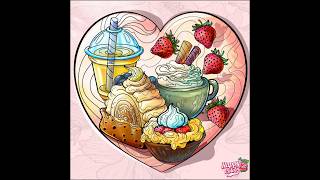 Sweet Desert | Adult coloring | Coloring with apps #color #coloring #drawing #desert #shortsviral