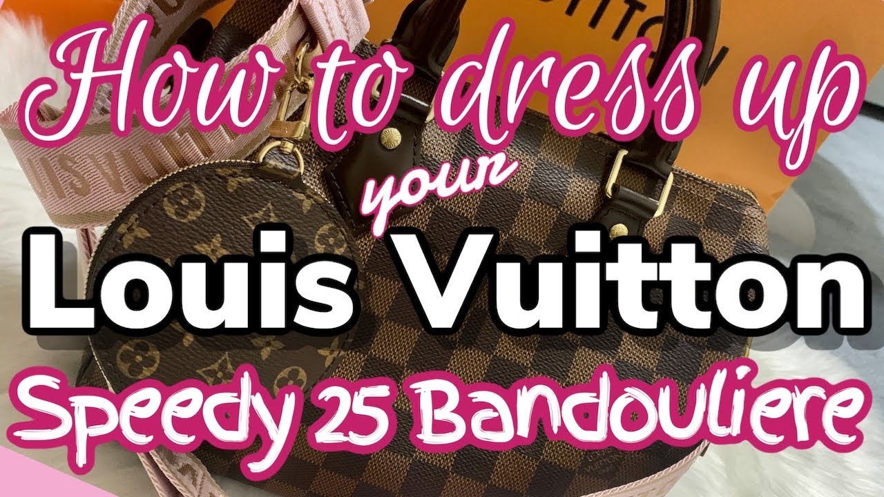 Drooling over the fall / winter styling of this Louis Vuitton Bandouliere  Speedy in D…