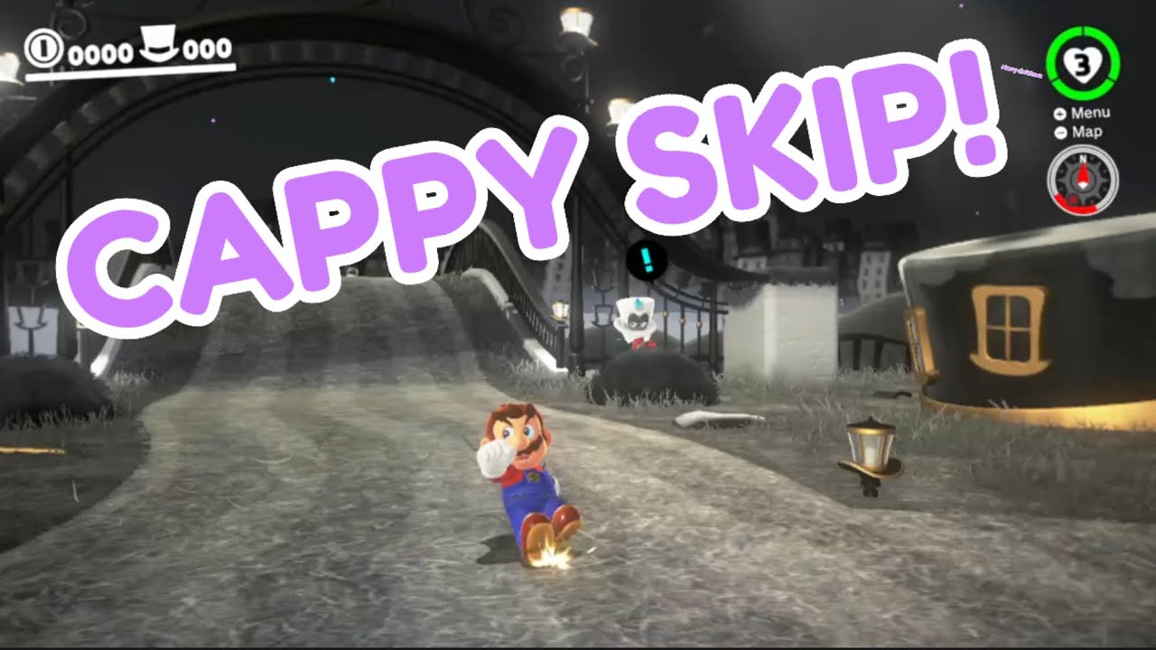 How to skip cappy in mario odyssey! YouTube