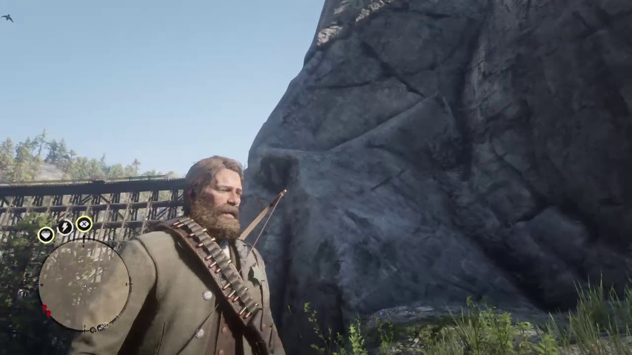 RDR2 Second Gold Bar Rock Climb YouTube