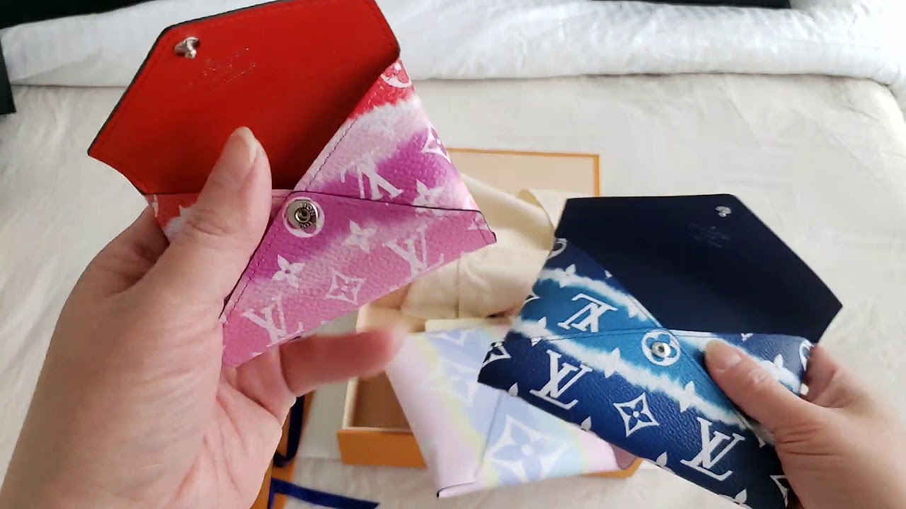 LOUIS VUITTON ESCALE MINI POCHETTE TIE DYE PASTEL UNBOXING & COMPARISON 