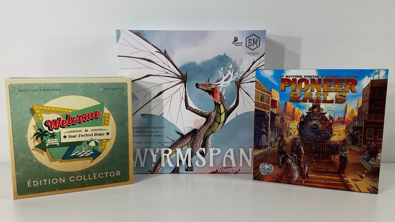 New Board Games - Wyrmspan And More - YouTube