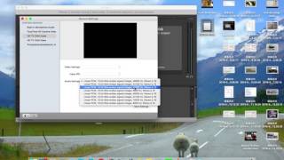 How to setup the audio sampling rate of grabber card in MAC OSX
