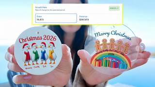 Details Print on Demand Christmas Ornaments on Etsy (Full Tutorial) Guide