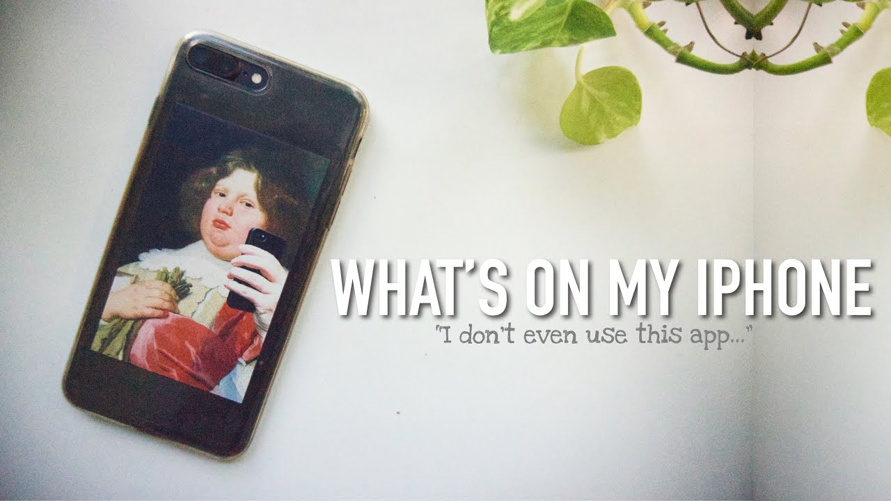 what's on my iphone + case collection