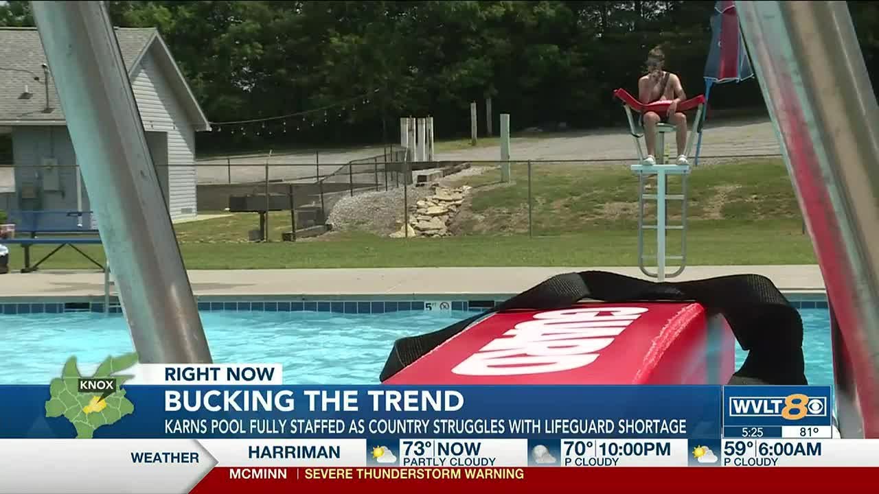 Amid National shortage, one Knox County pool sees influx in lifeguards