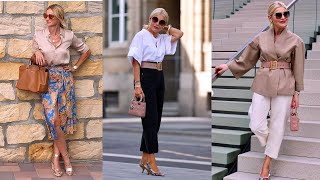 OUTFIT IDEAS AND BASIC CLOSET AFTER 50 | STYLIST TIPS