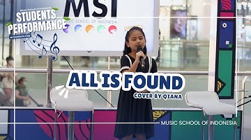 Thumbnail of All Is Found - Cover by Qiana | Live at Gandaria City: MSI Students Performance
