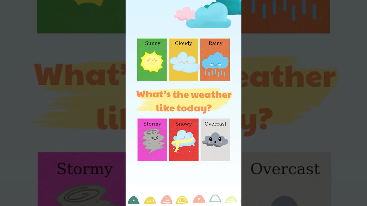 What’s the weather like today? |Edu Kids | English for children