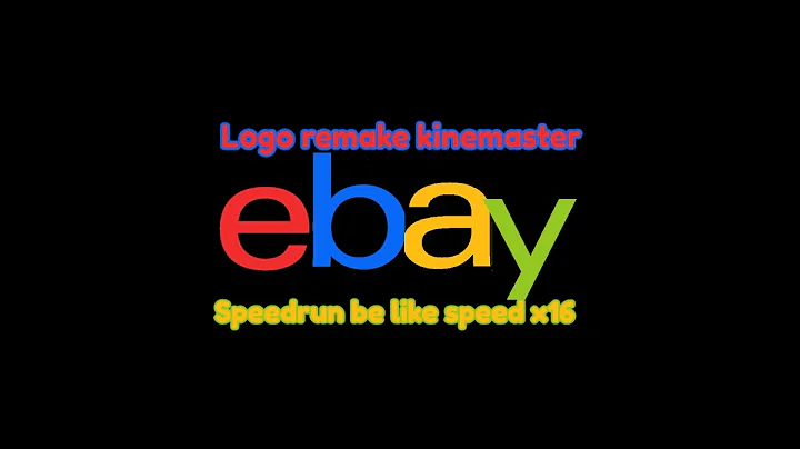 Ebay logo remake kinemaster Speedrun be like speed x16👍
