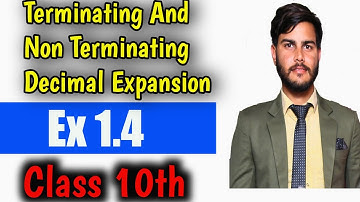 Terminating And Non Terminating Decimal Expansion| ex1.5|Class10th