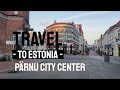 Travel to Estonia - Pärnu - 4K - Entering City Center - 2022