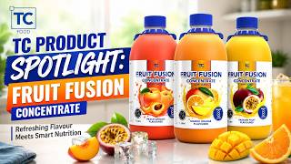 TC Product Spotlight: Fruit Fusion Concentrate | Refreshing Flavour Meets Smart Nutrition 🍊