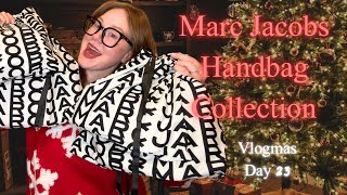 Marc Jacobs Handbag Collection!! 6 Bags!! Vlogmas Day 23 Content