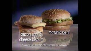 1992 McDonald's "Our needs are simple, a little sustenance" TV Commercial