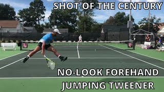Best rally of the century? No-look forehand followed by jumping tweener