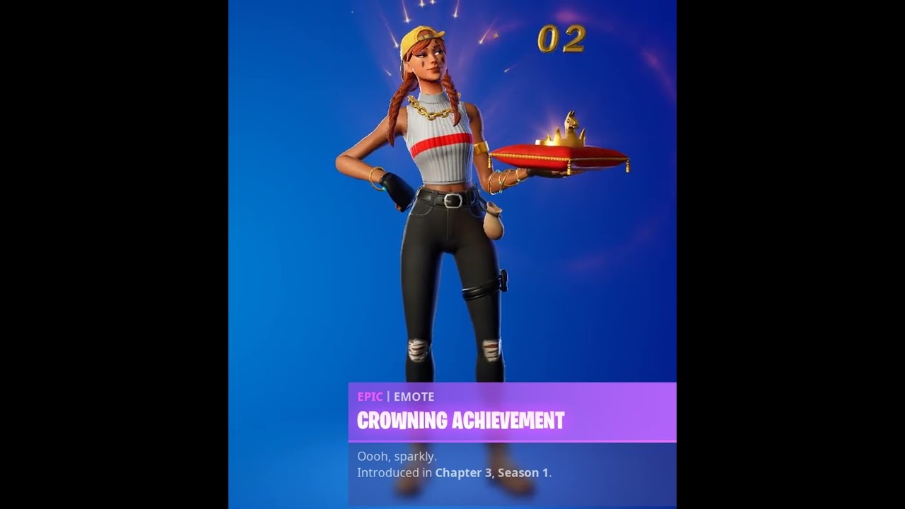 Fortnite Crowning Achievement Emote