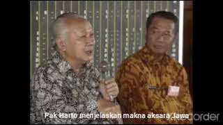 Makna Aksara Jawa Menurut Pak Harto Makna Aksara Jawa Menurut Pak Harto