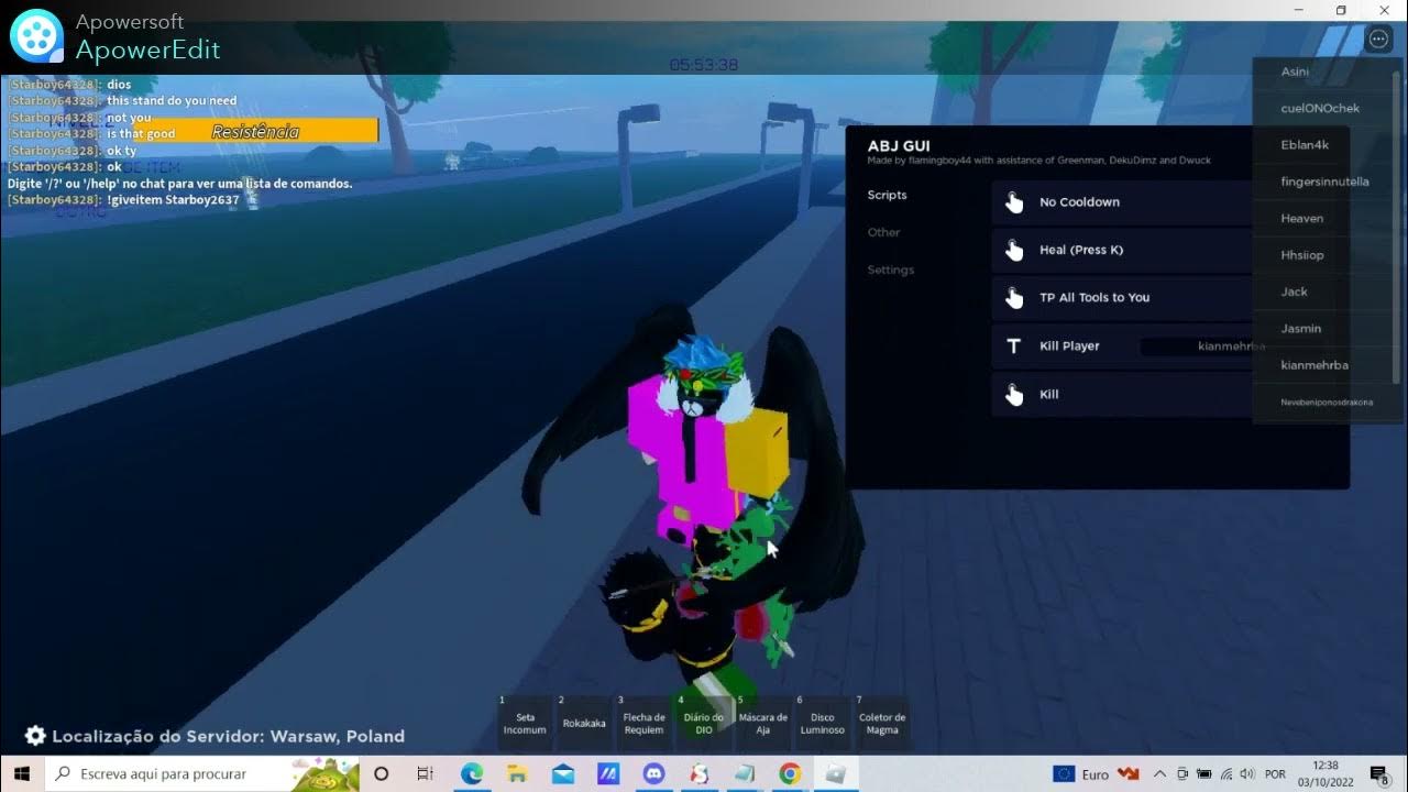  op a bizarre journey funny script trolling pastebin youtube