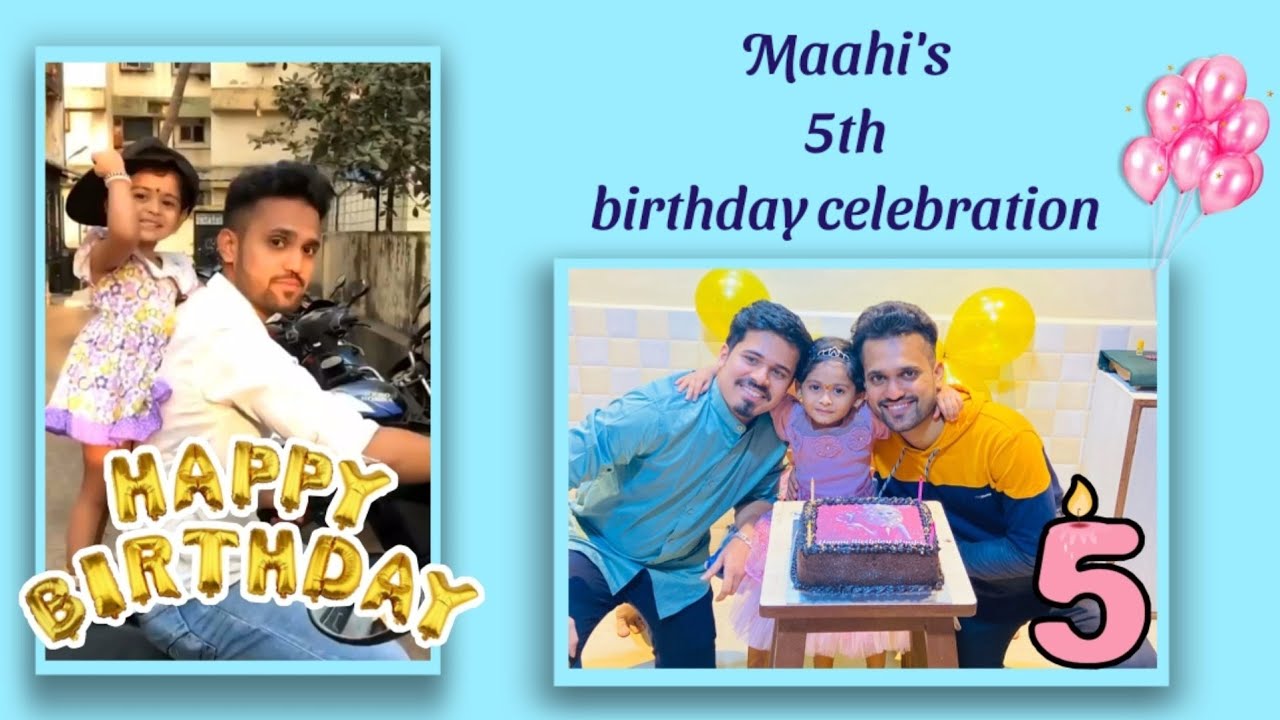 Maahi's 5th Birthday Celebration Vlog | Marathi vlog | Khadad Bhatke