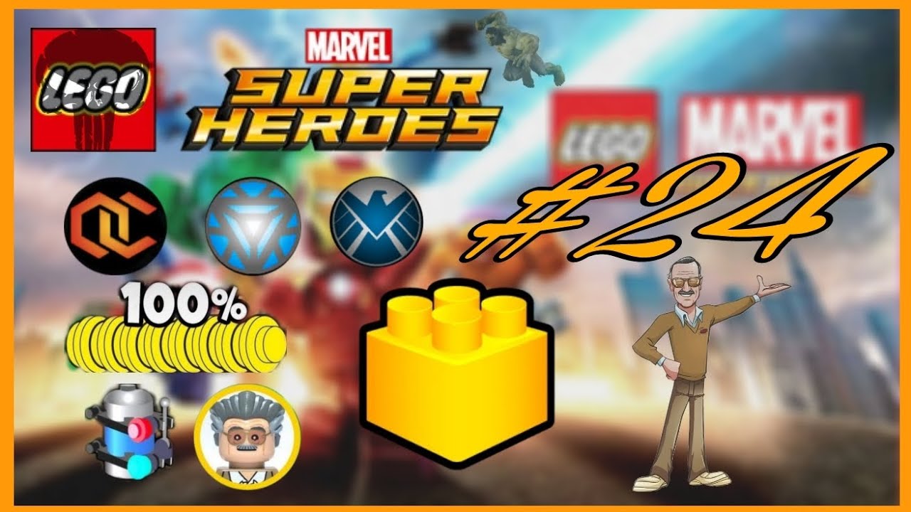 Lego marvel super herdes (ep 24)fazendo o 100% dos níveis 3 4 e 5 ate zerar o jogo 👍
