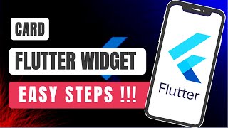 Flutter Widgets || How To Add A Card Widget To Your Flutter App || ( EASY STEPS )