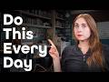 Do these 5 things everyday to become fluent in English