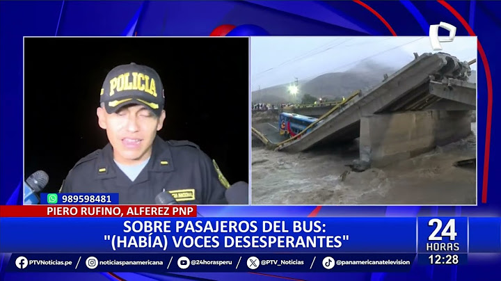 Cae puente en Chancay: Hablan primeros agentes en rescatar a los sobrevivientes