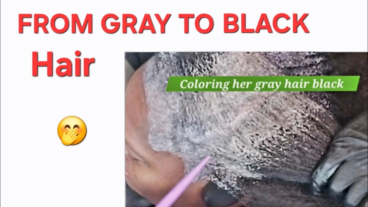She needed to cover her gray hair so I did this