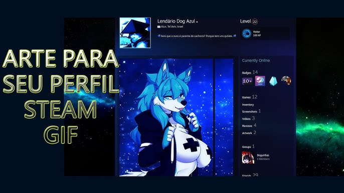 How to add a GIF image to your Steam profile 2020 