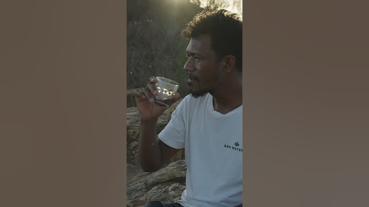 Drinking coffee with wild goats at Cristo Rei - Timor-Leste