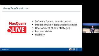 MQSS 2022 | MaxQuant.Live | Christoph Wichmann