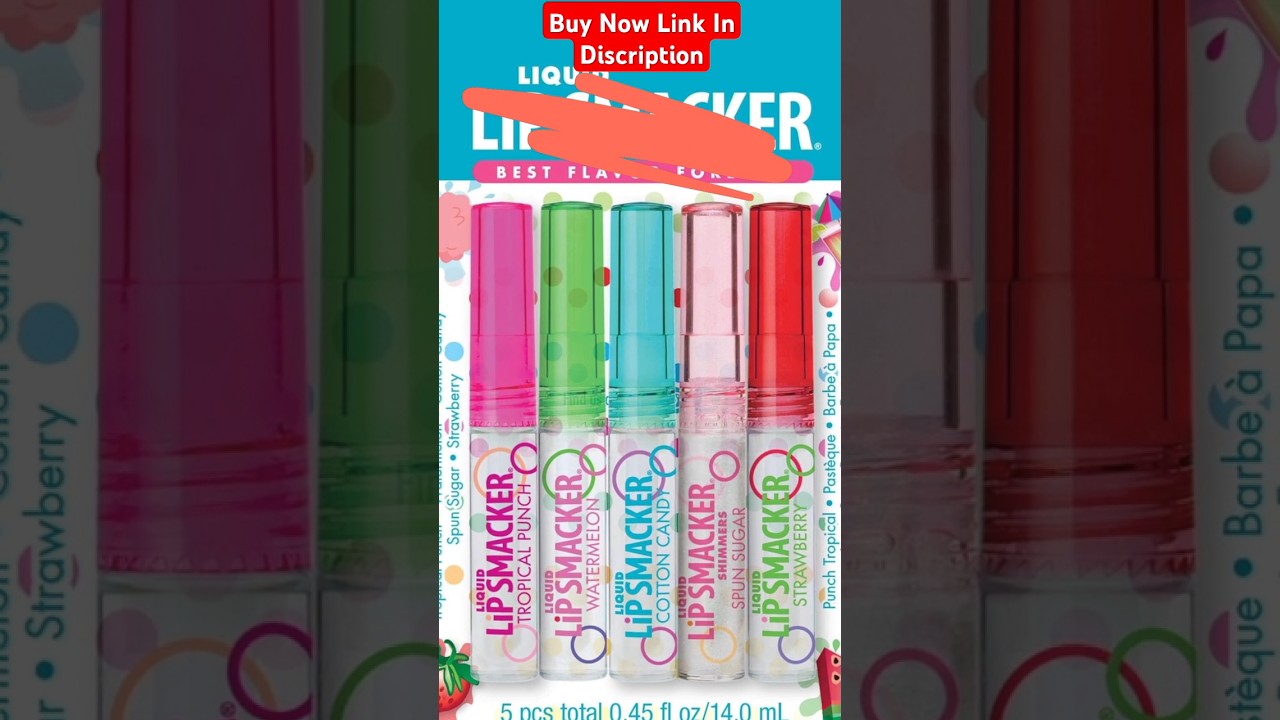 Lip Smacker Liquid Flavored Lip Gloss Friendship Pack 