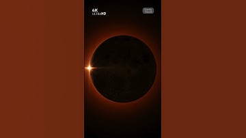 Stunning 4K Solar Eclipse Animation | Realistic Celestial Motion #solareclipse #eclipse2025