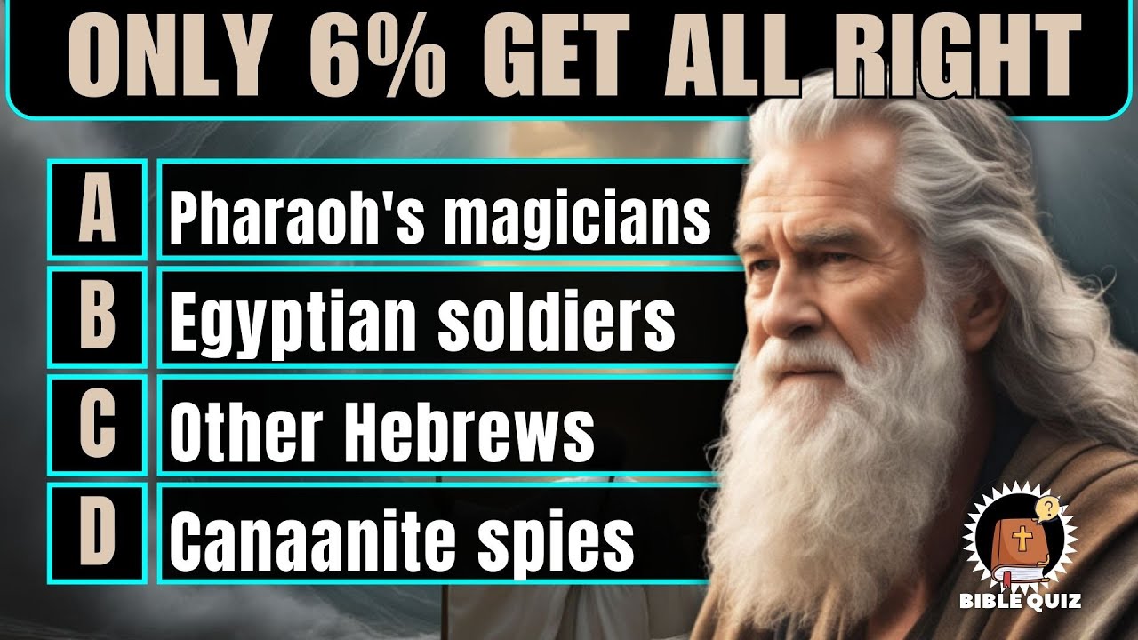 21 BIBLE QUESTIONS THE ULTIMATE MOSES QUIZ - Bible Quiz