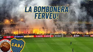 NOITE QUENTE DE LIBERTADORES! Torcida do Boca faz grande recebimento contra o Palmeiras