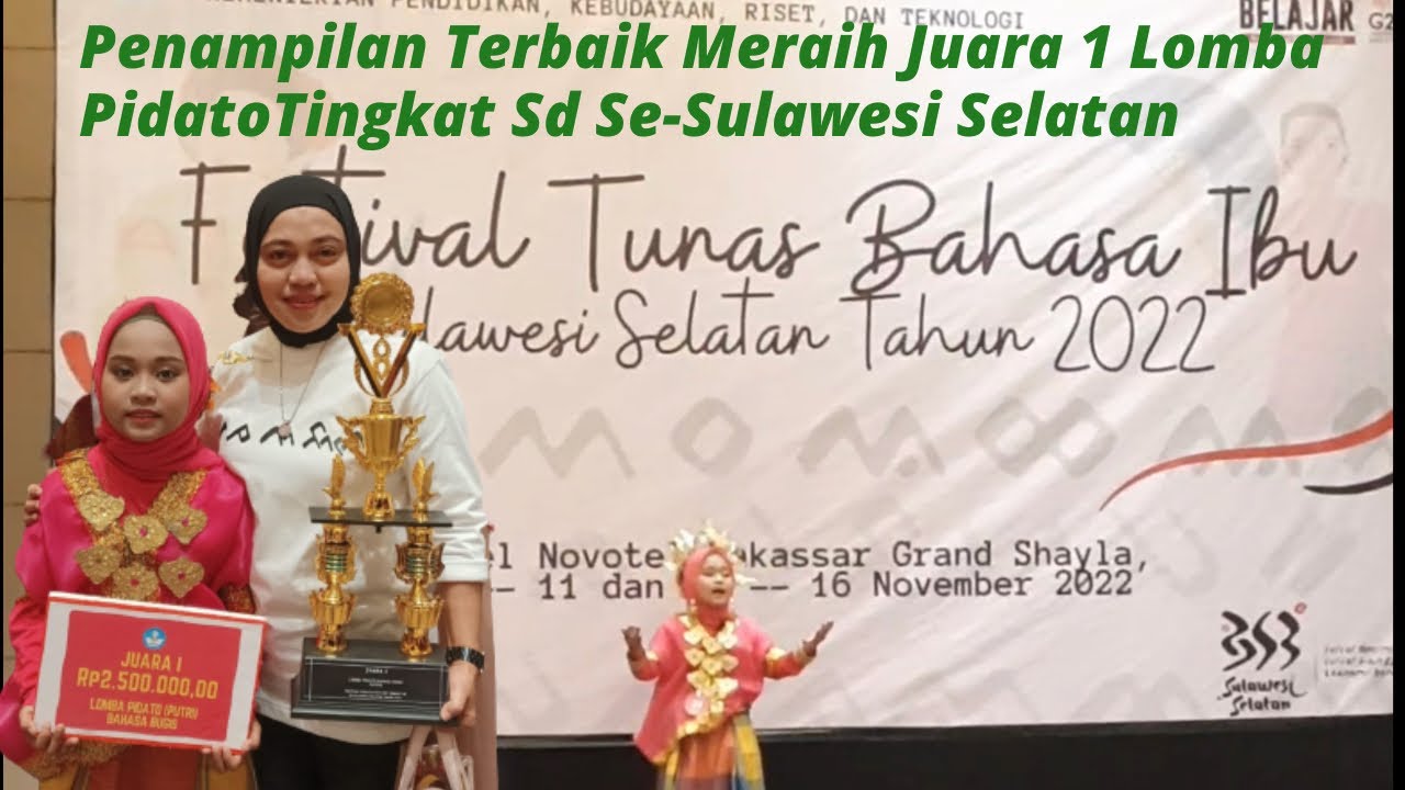 Grand Final‼️Penampilan Juara 1 Lomba Pidato Bugis Siswa UPT SDN 26 Watang Palakka