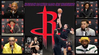 HOUSTON ROCKETS 2024 EXIT INTERVIEWS