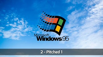 21 Windows 95 Startup Real Sound Variations in 3 minute