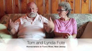 Tom & Lynda Fote, residents of Toms River, NJ on the True Cost of Hurricane Sandy