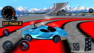 Impossible GT Car Racing - Drift Simulator 2018 with extreme stunts on space track screenshot 4